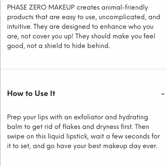 PHASE ZERO matte liquid lipstick - Picture 5 of 5